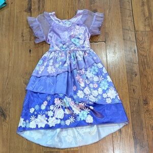 Disney Ombre Floral Flutter Sleeve Dance Costume